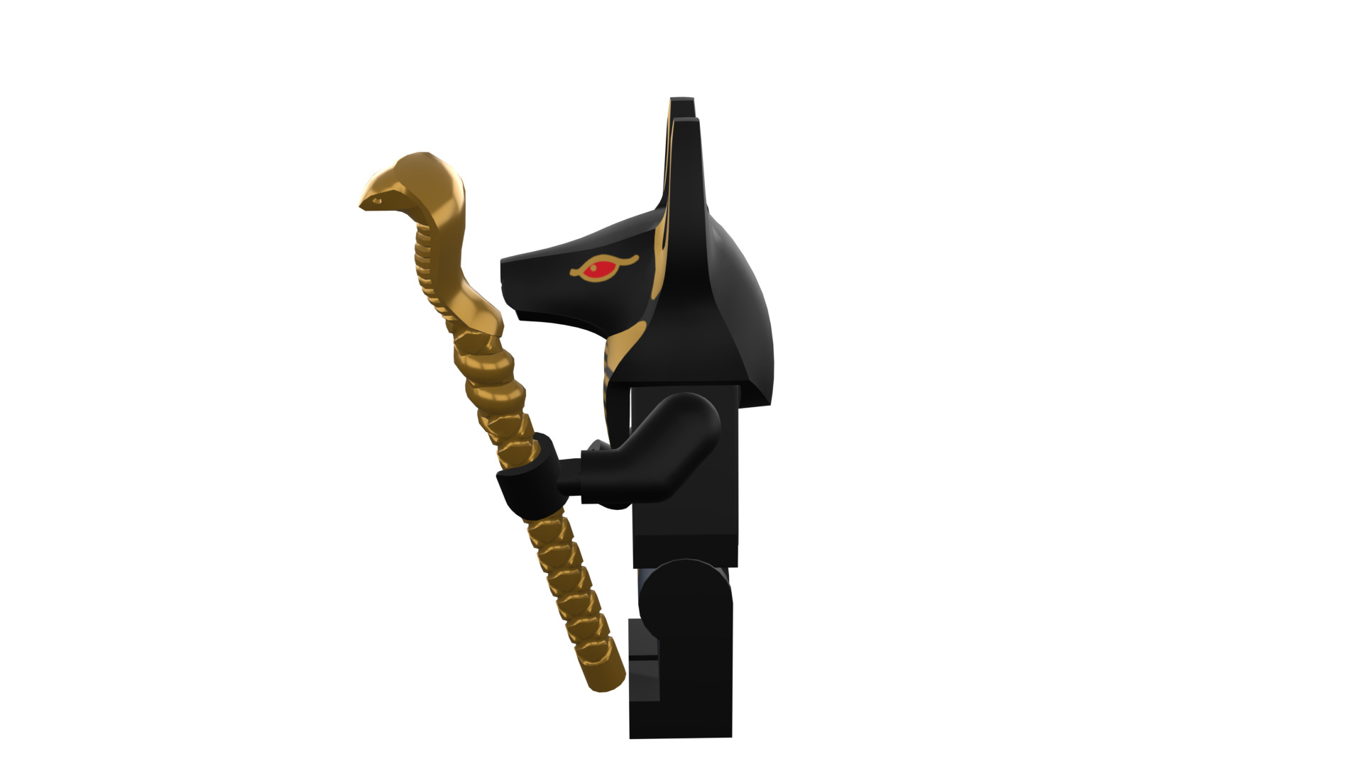 3D print minifigure - INUBIS-god of the underworld 3D print model_38