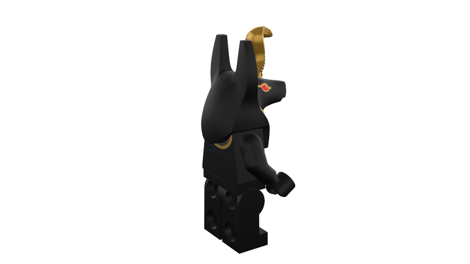 3D print minifigure - INUBIS-god of the underworld 3D print model_20