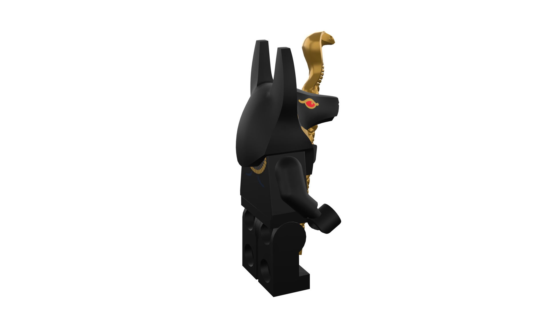 3D print minifigure - INUBIS-god of the underworld 3D print model_19