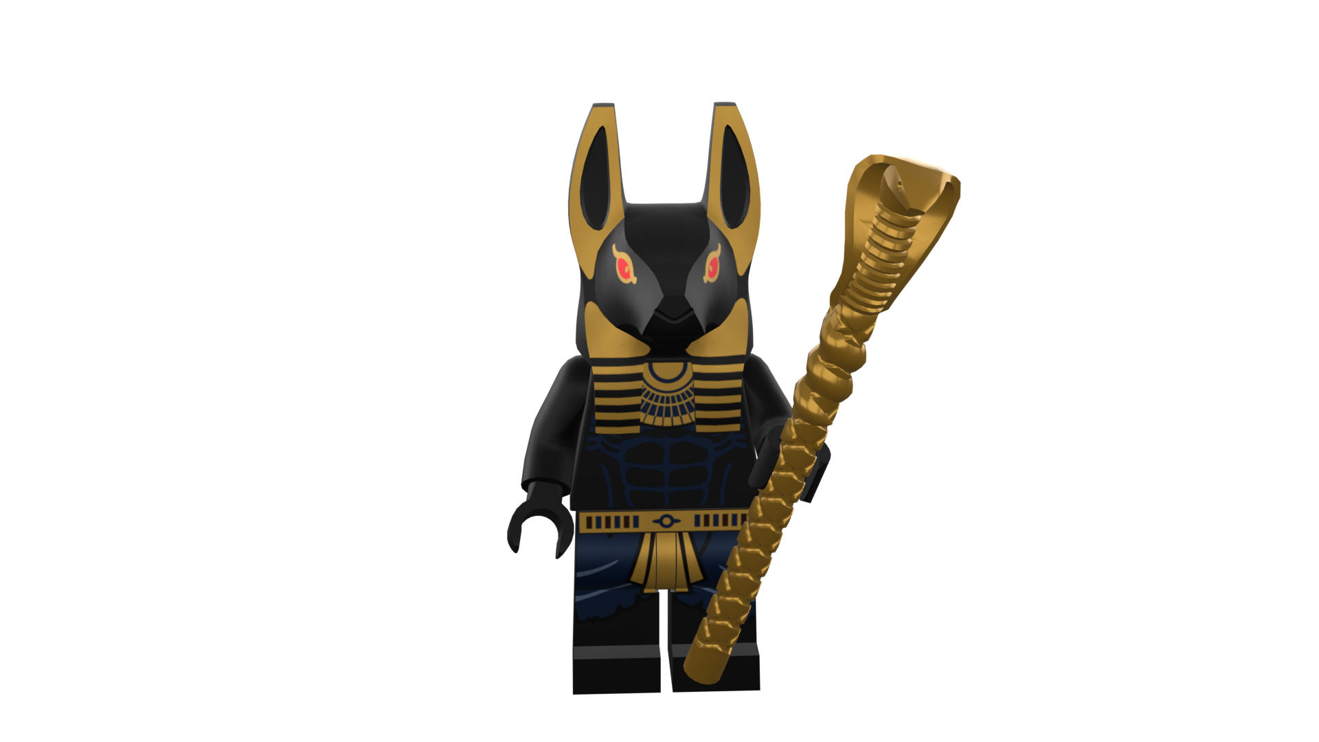 3D print minifigure - INUBIS-god of the underworld 3D print model_49