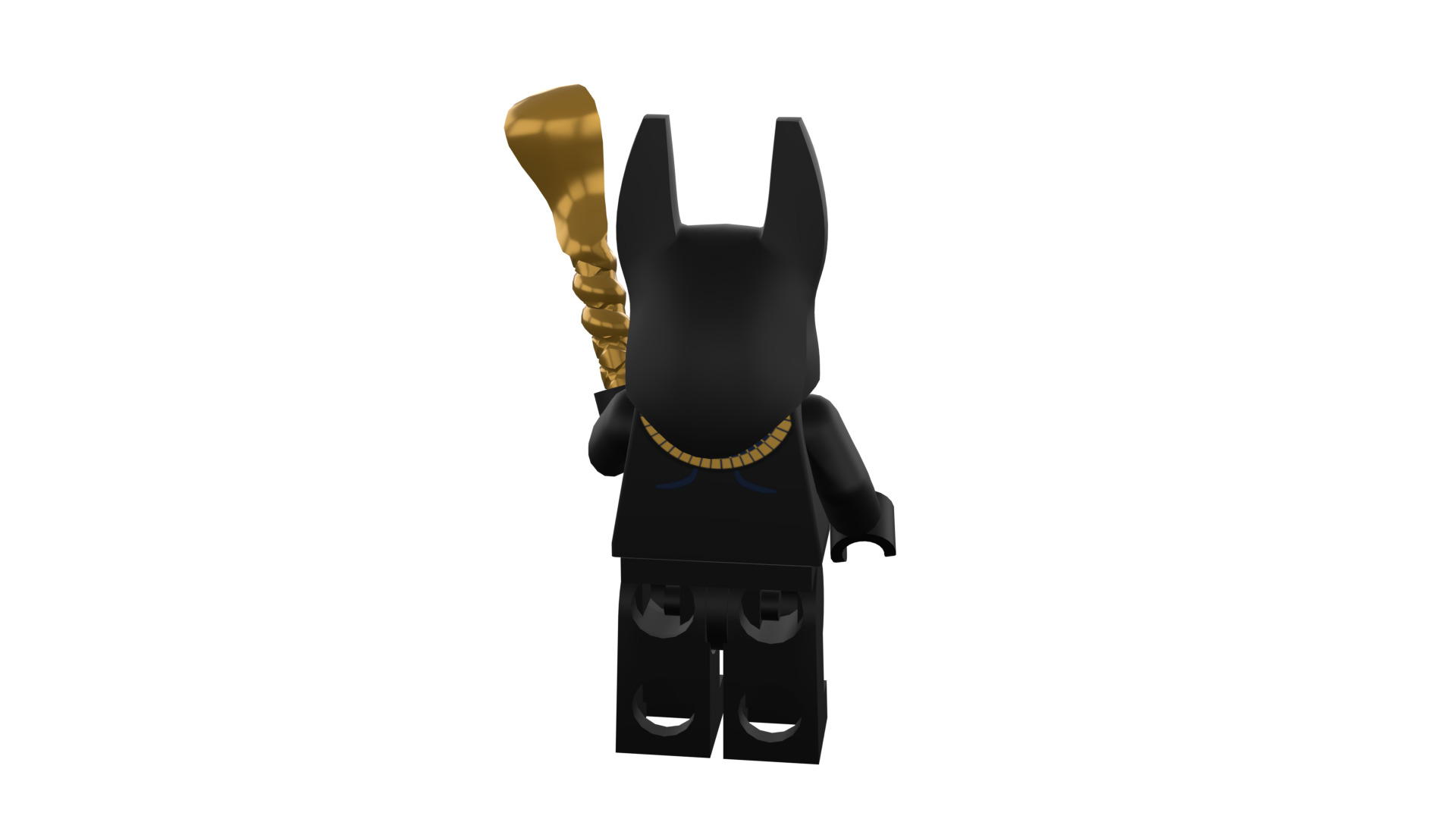3D print minifigure - INUBIS-god of the underworld 3D print model_26