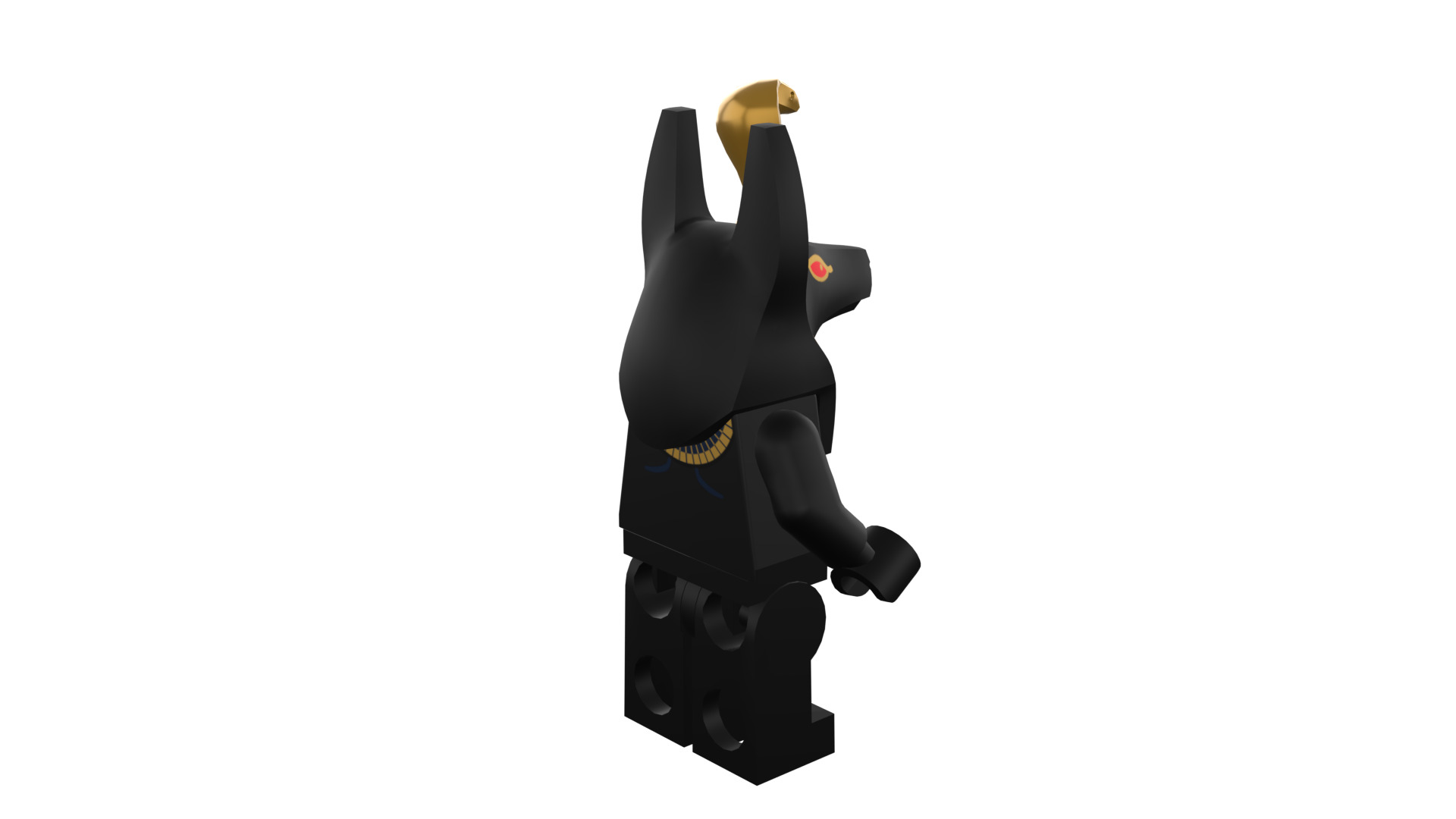 3D print minifigure - INUBIS-god of the underworld 3D print model_21