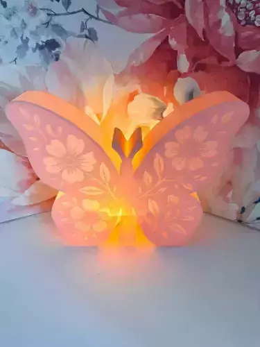 3D Butterfly LED Candle Light