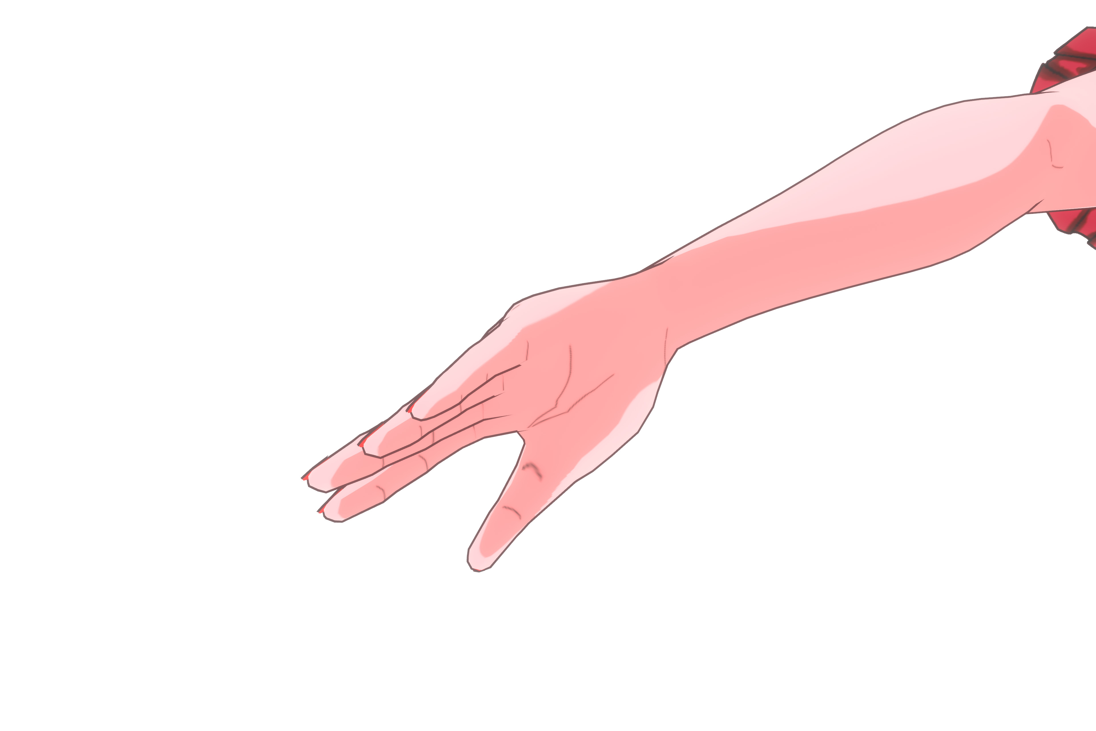 Anime Girl VRM Model 01 Kyoko 3D model_20