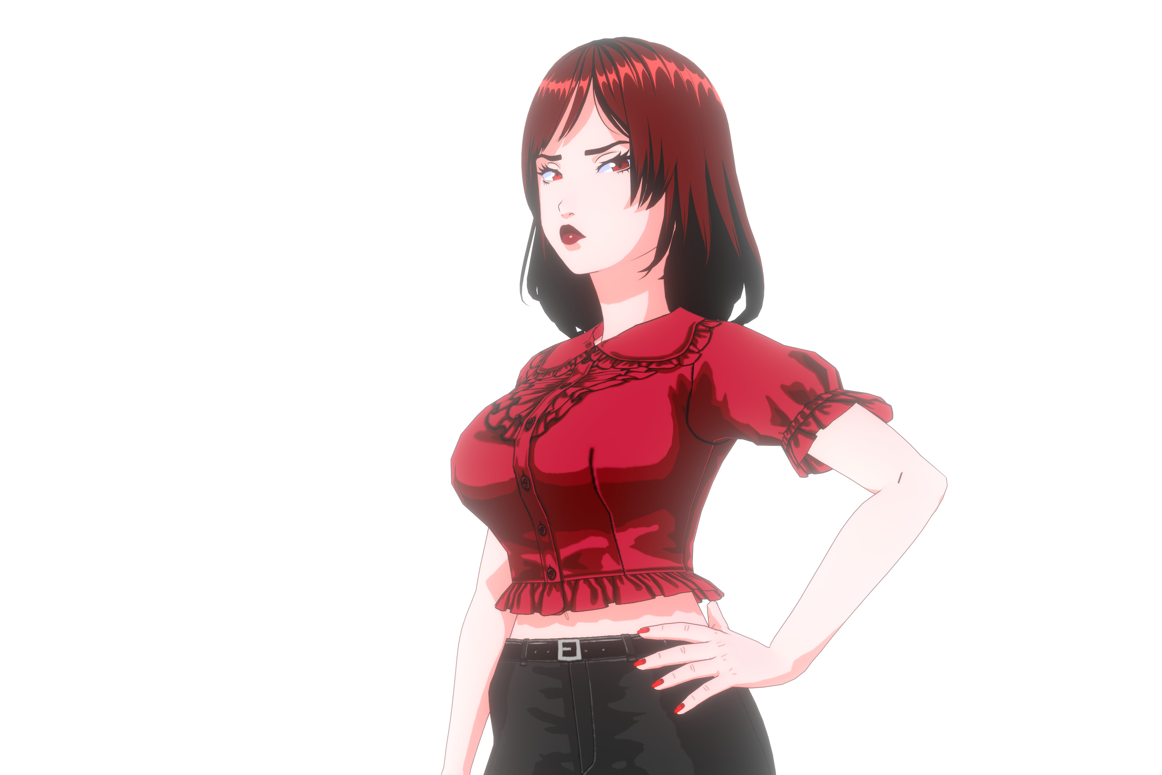 Anime Girl VRM Model 01 Kyoko 3D model_10