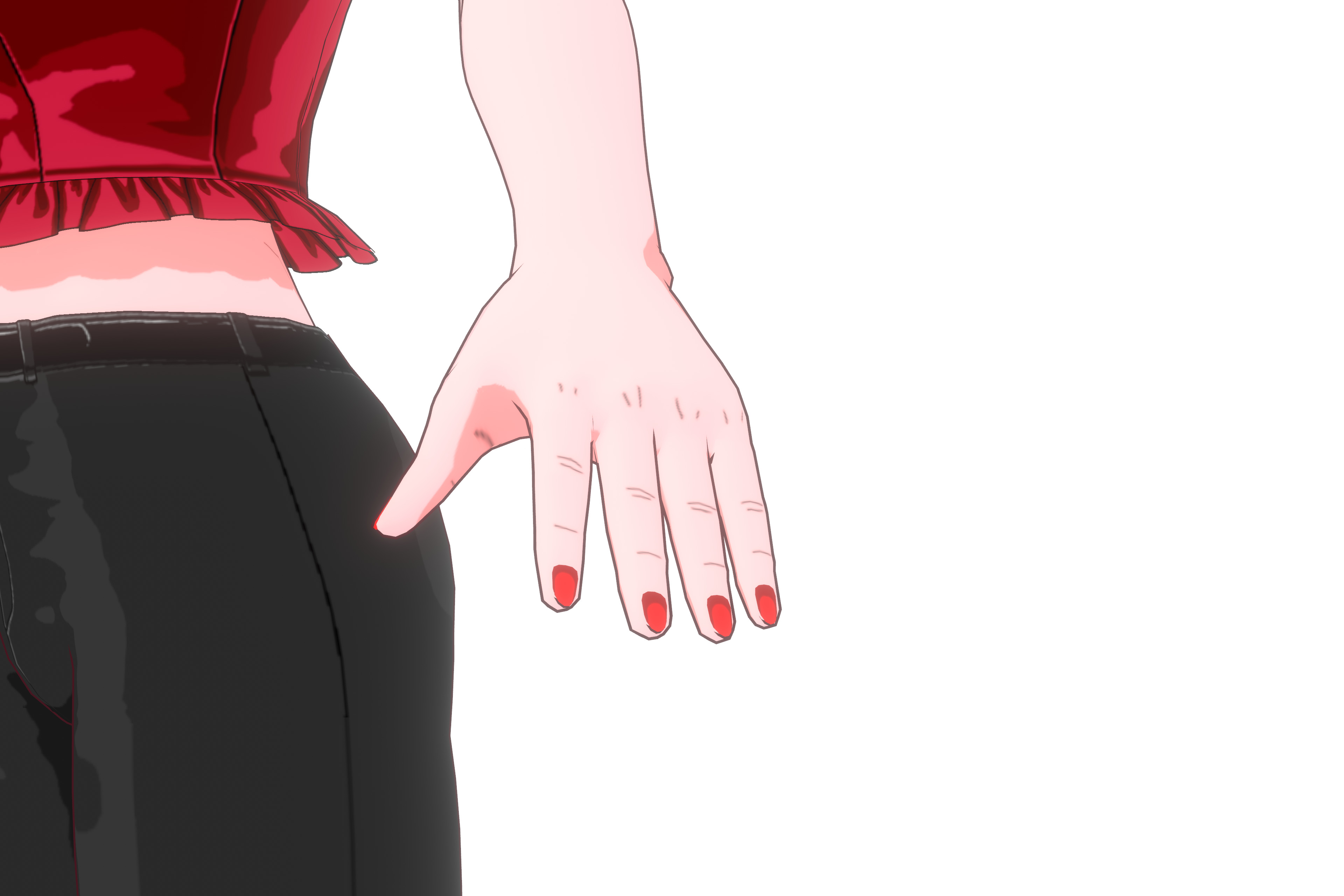 Anime Girl VRM Model 01 Kyoko 3D model_18