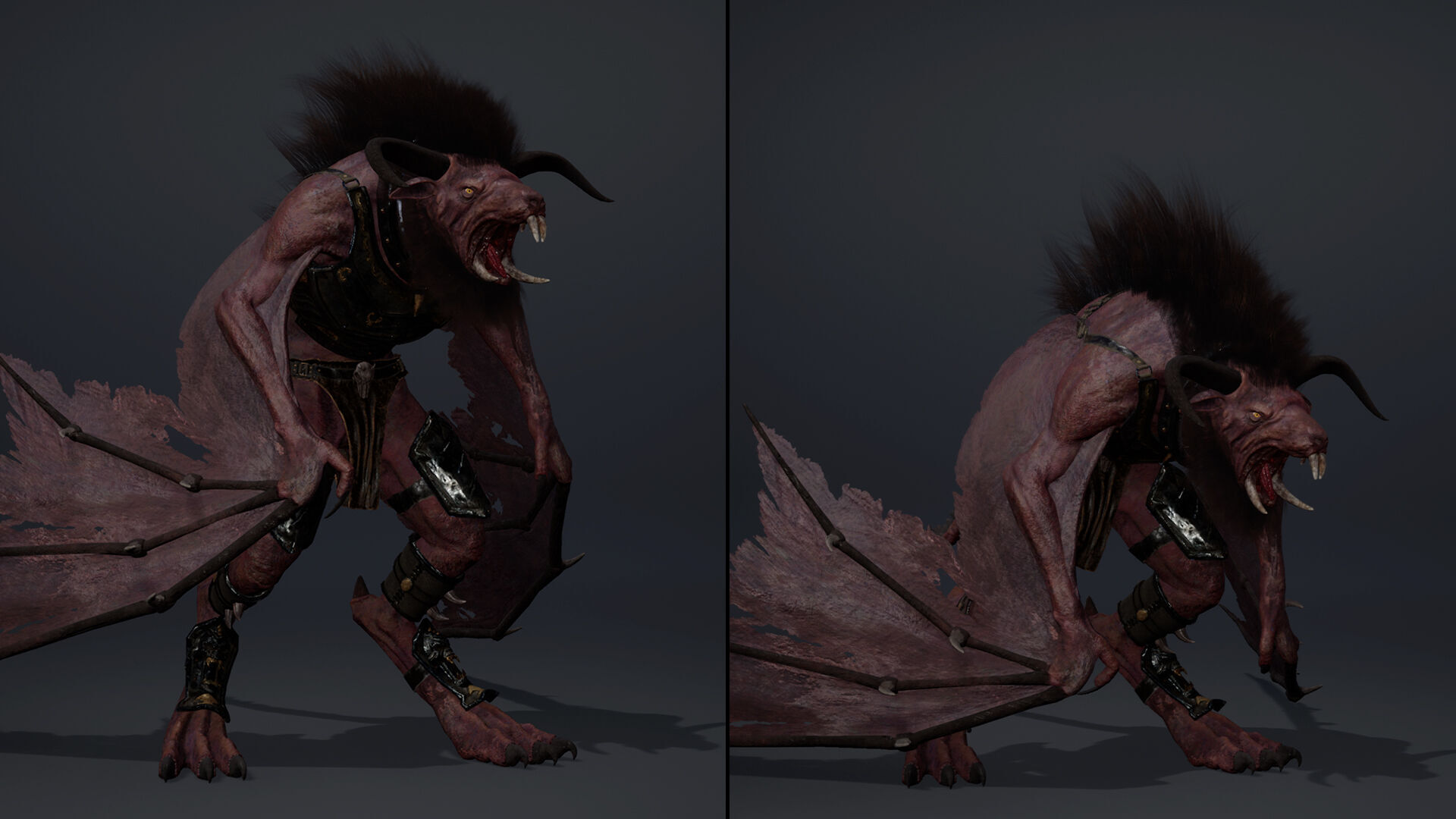 Dread Swordman Wig1 Low-poly 3D model_14