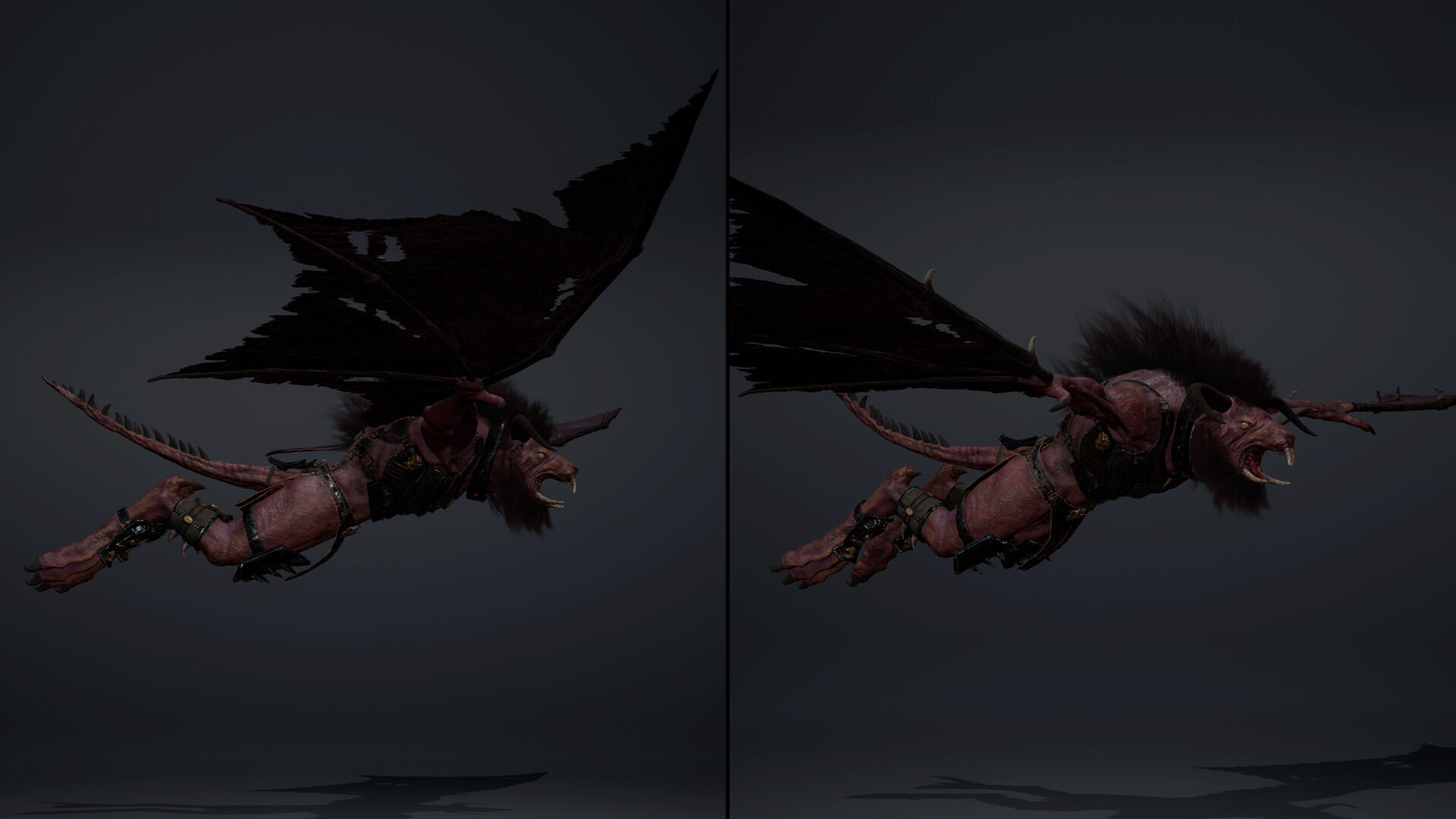 Dread Swordman Wig1 Low-poly 3D model_6