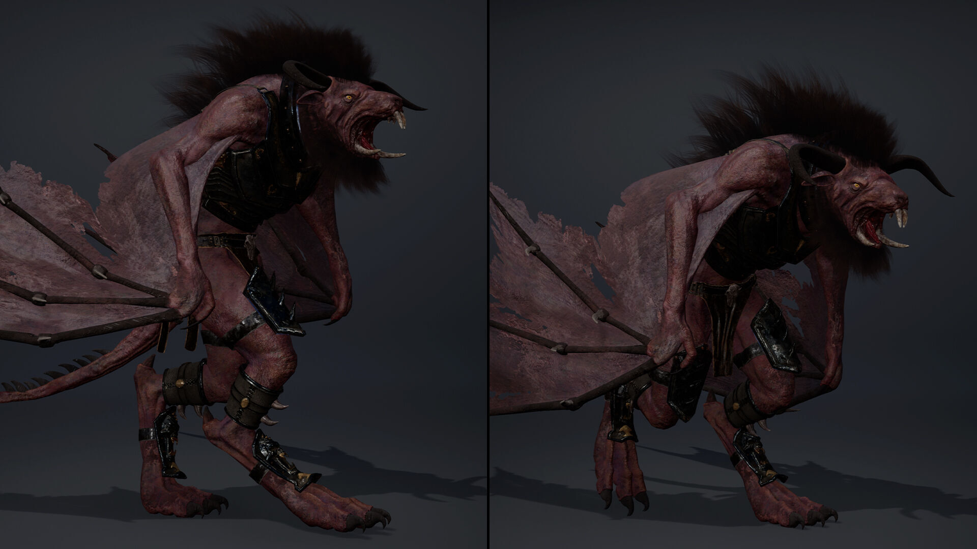 Dread Swordman Wig1 Low-poly 3D model_8