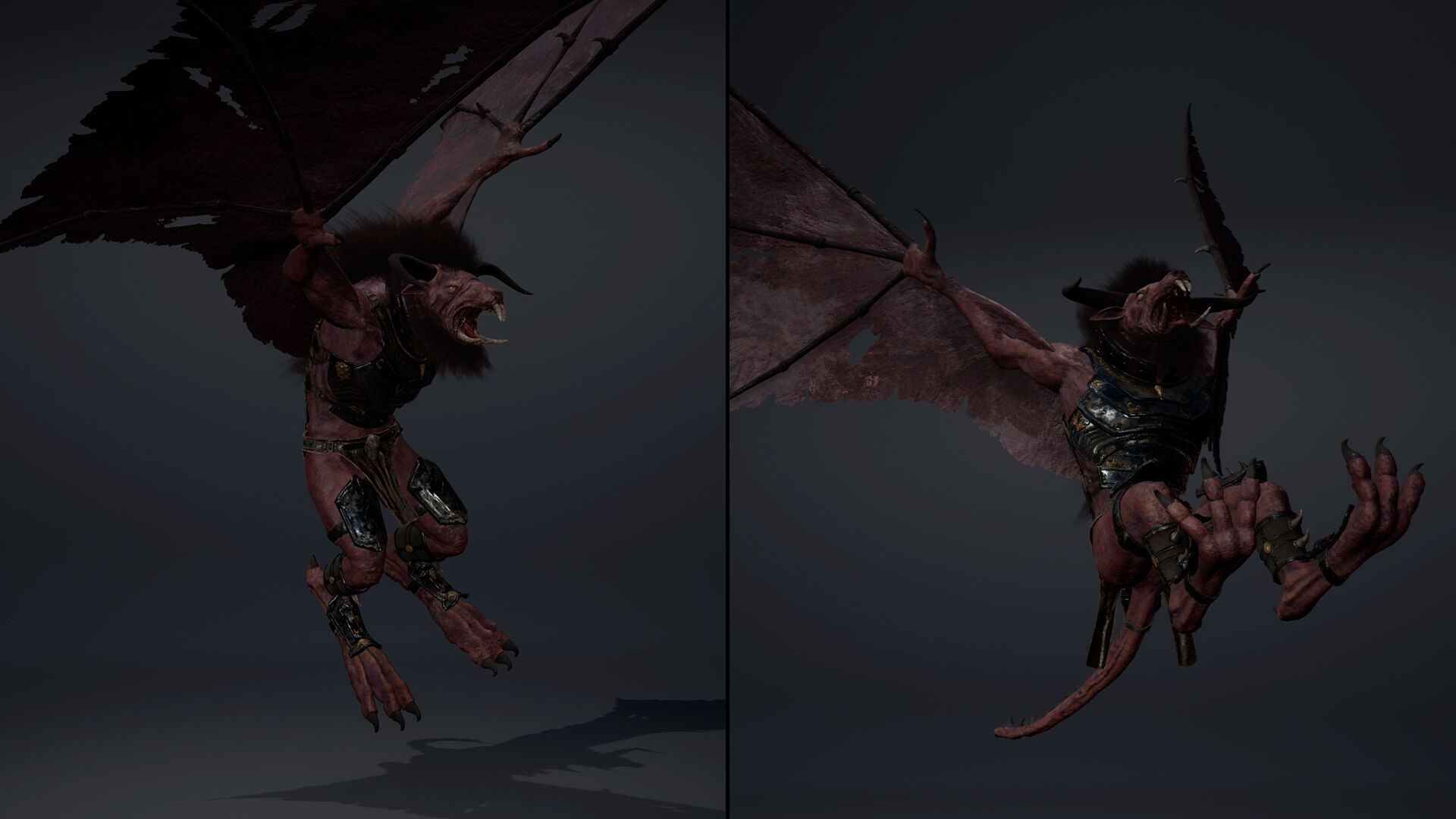 Dread Swordman Wig1 Low-poly 3D model_10