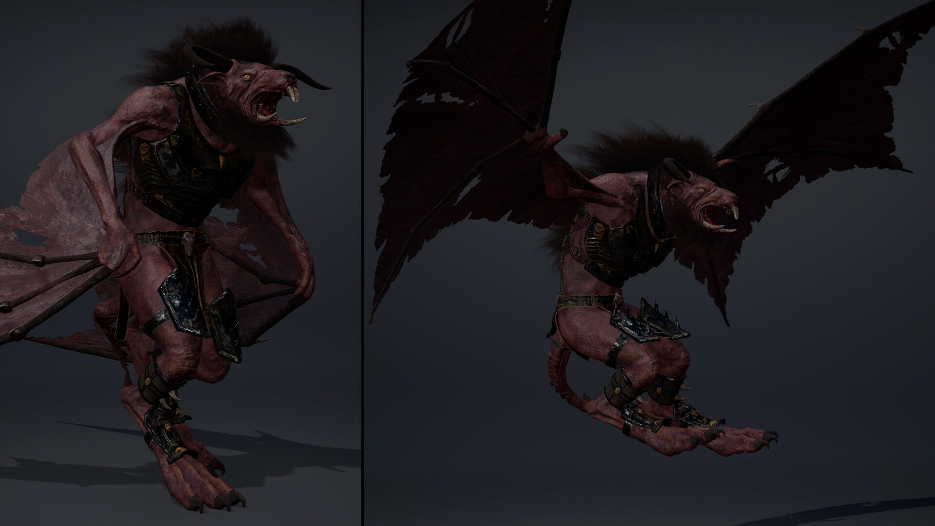 Dread Swordman Wig1 Low-poly 3D model_11