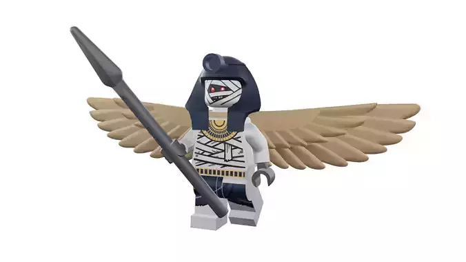 3D print minifigure - flying mummy warriors