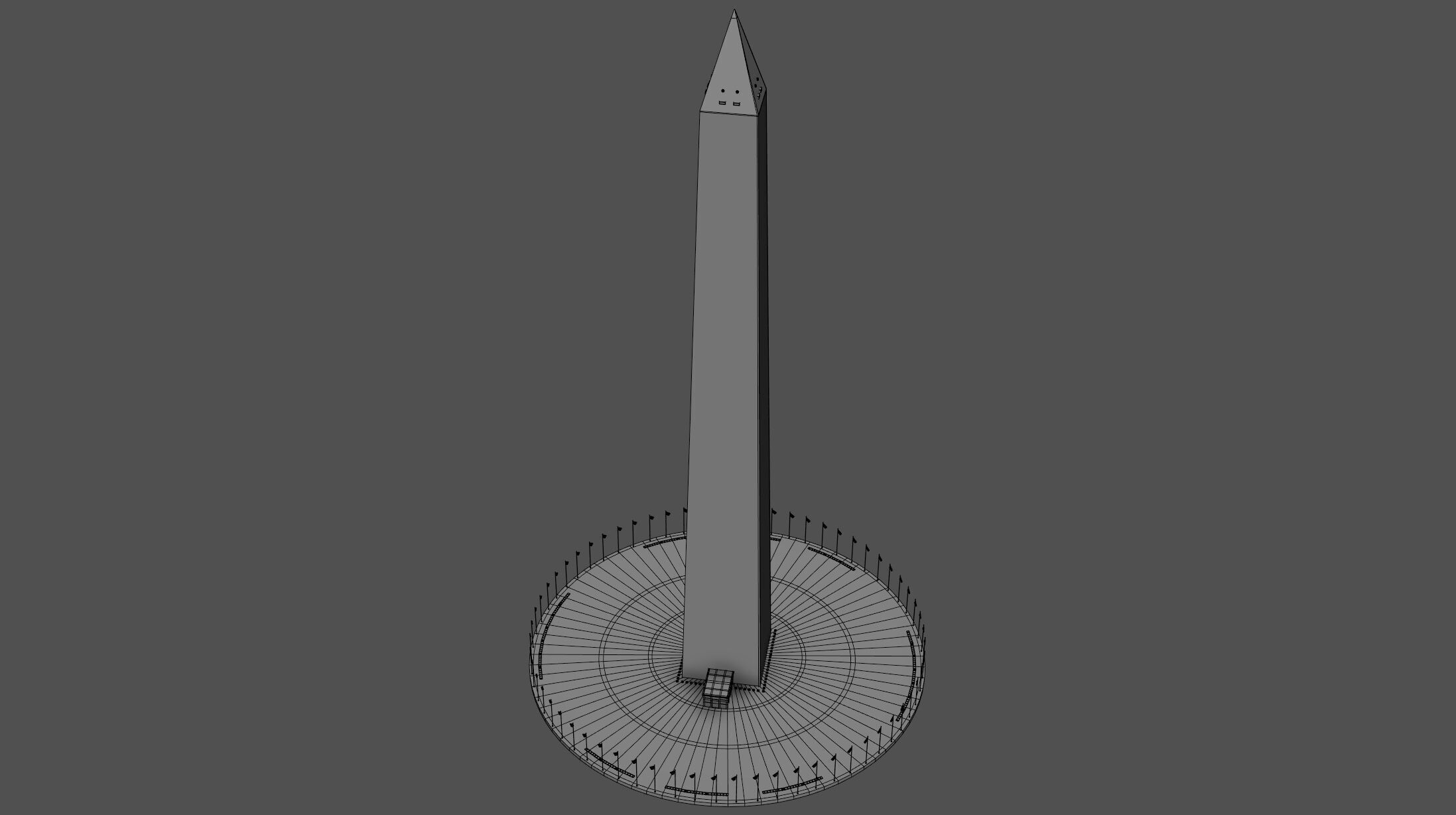 Washington Monument 3D model_10