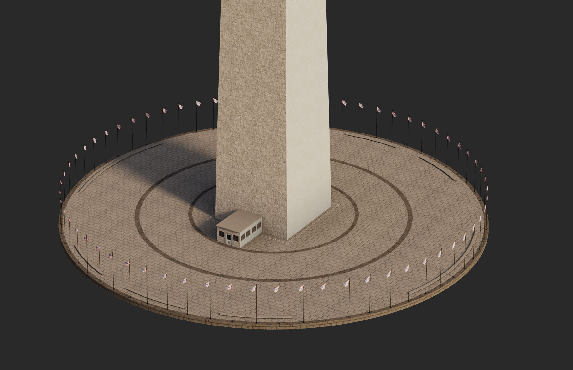 Washington Monument 3D model_5