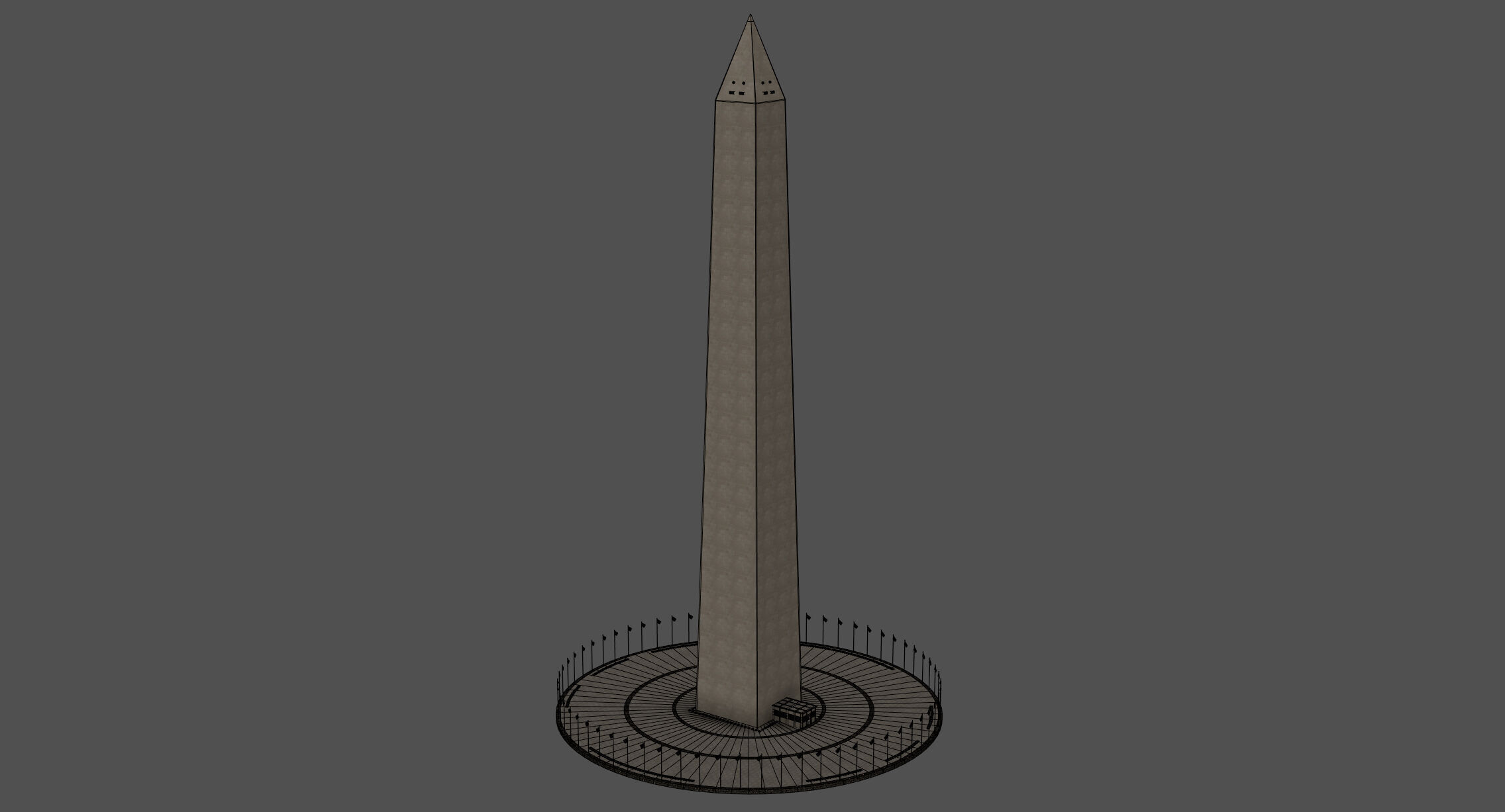 Washington Monument 3D model_14