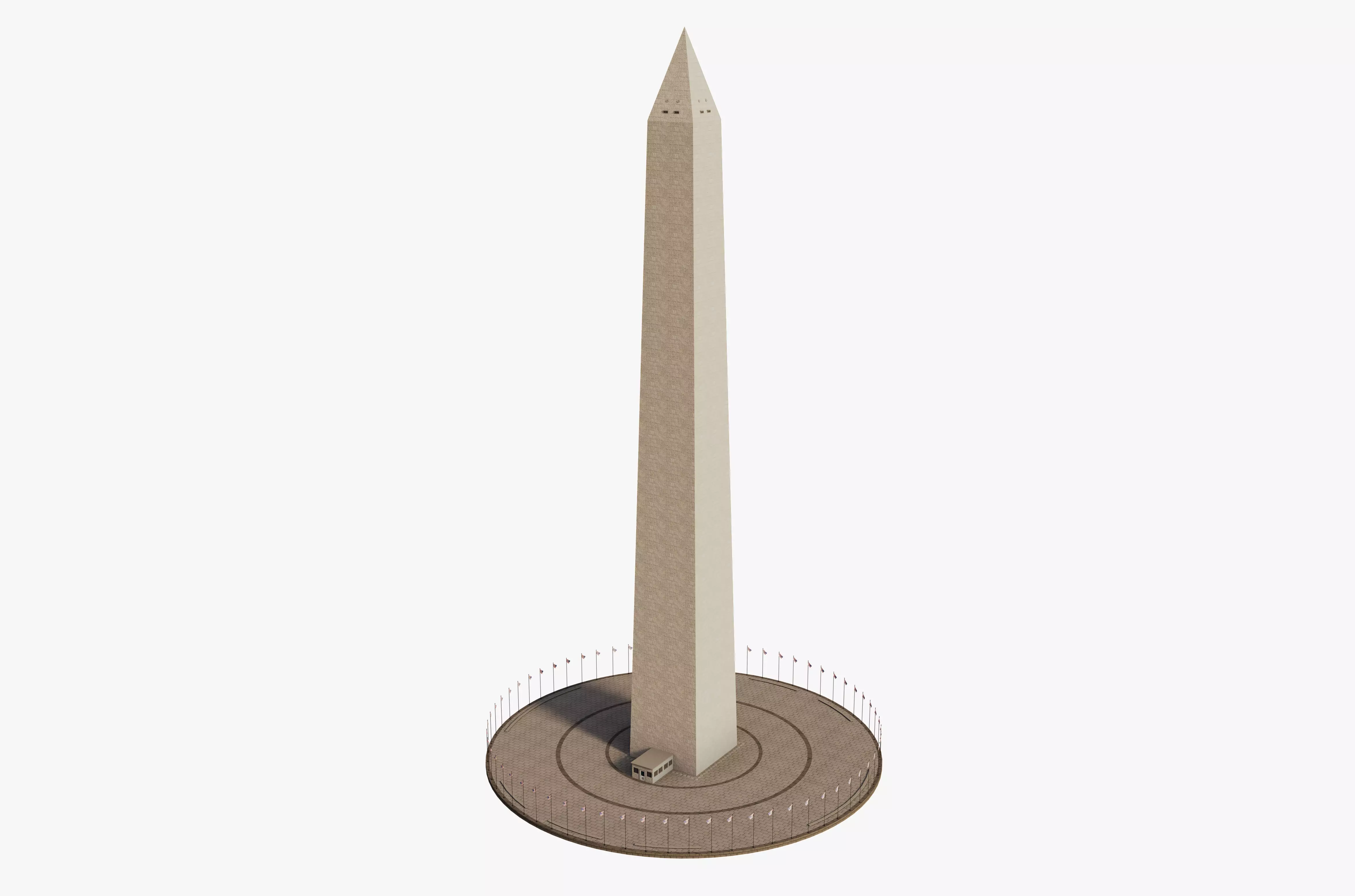 Washington Monument 3D model_0