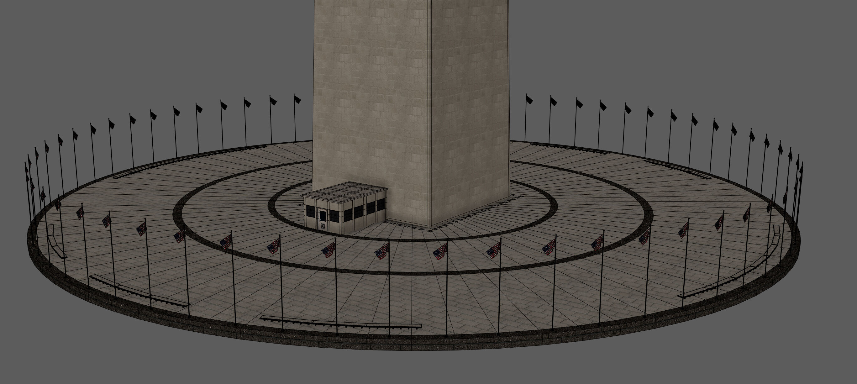 Washington Monument 3D model_7