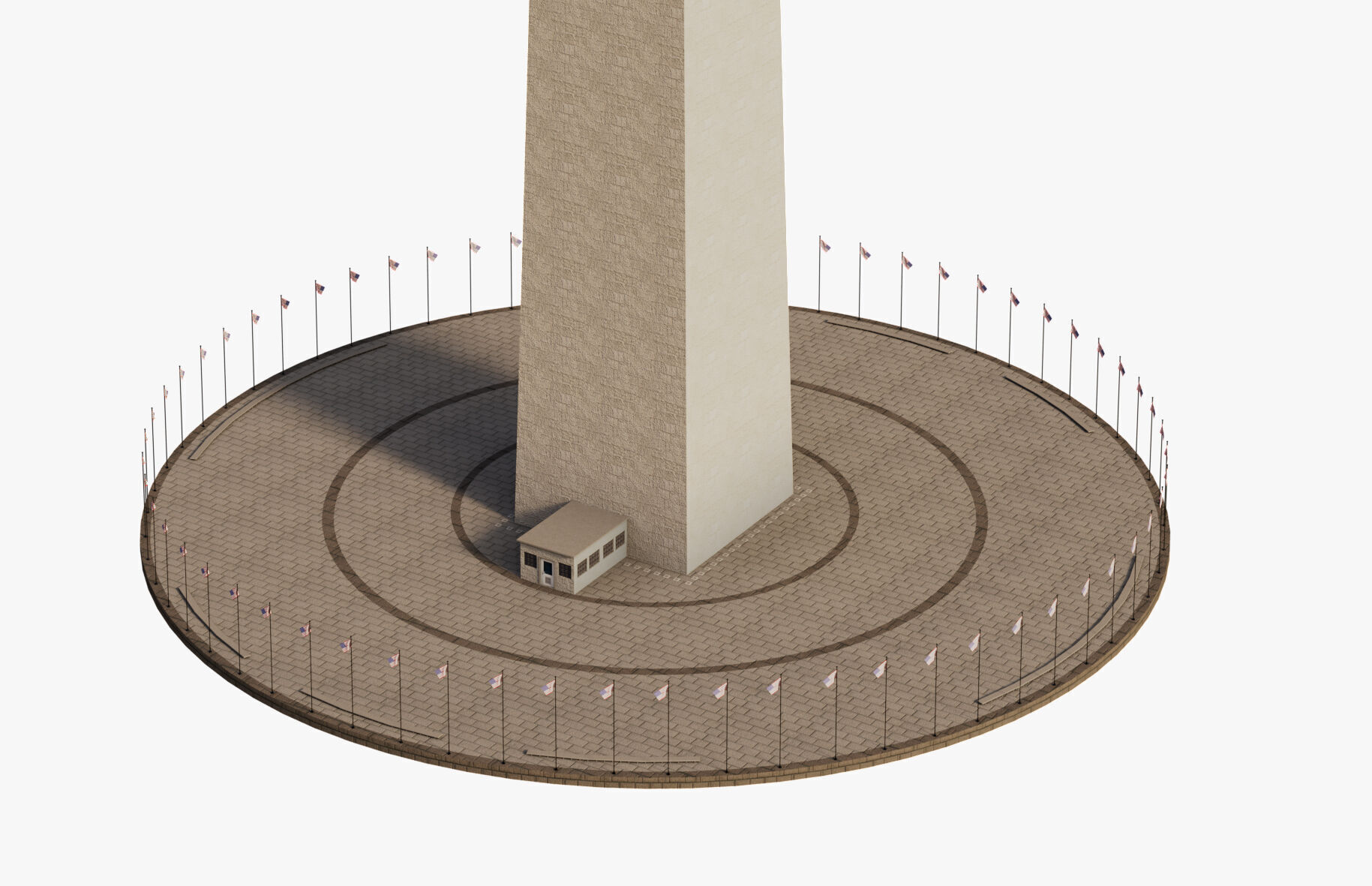Washington Monument 3D model_4