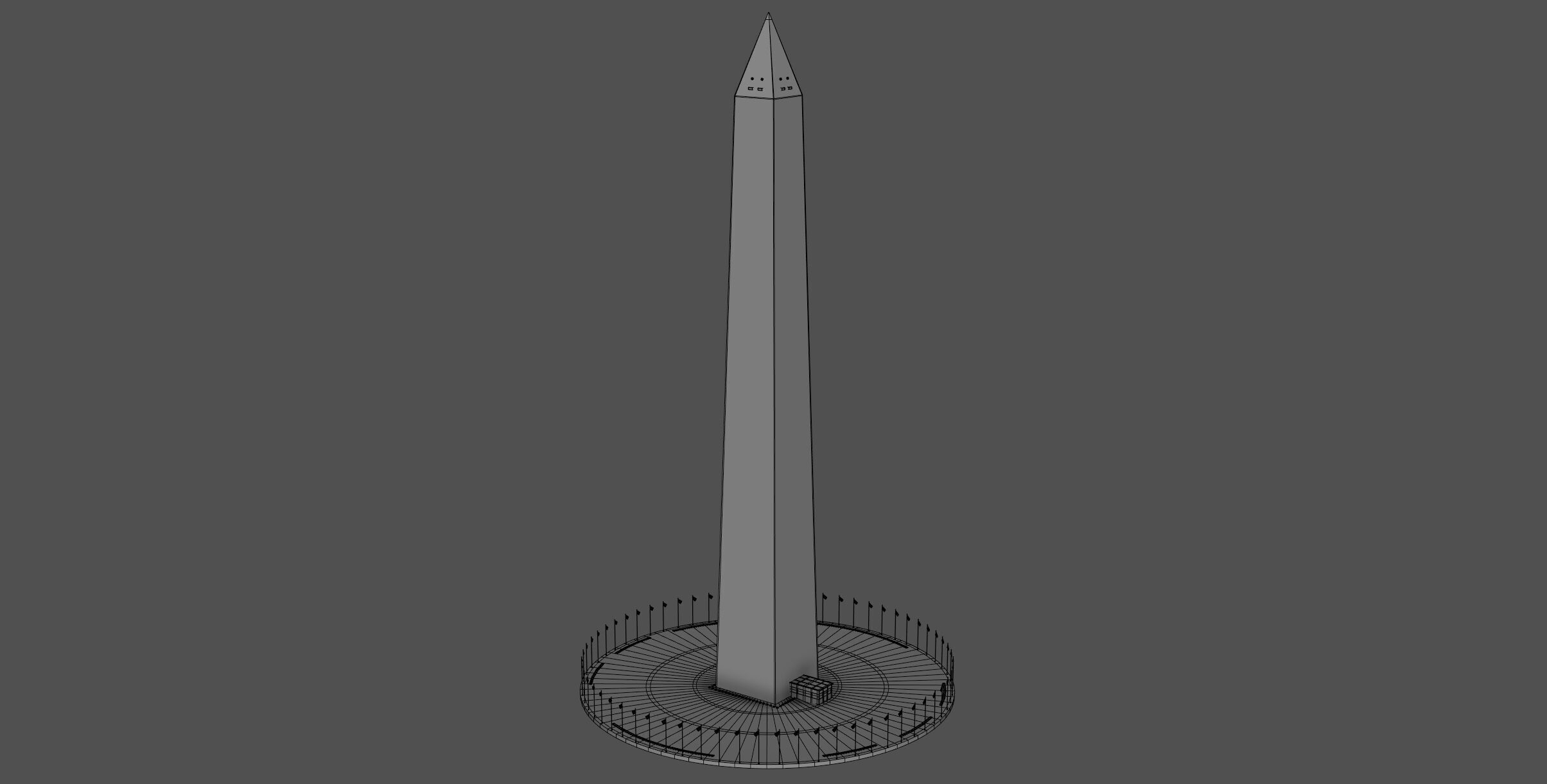Washington Monument 3D model_13