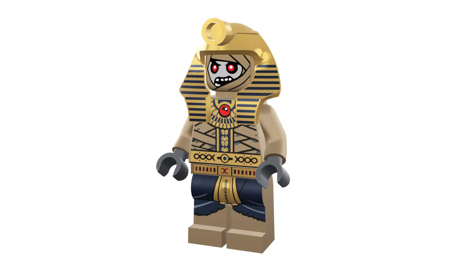 Amset Ra Brick Minifigure - STL and UV Printing 3D print model