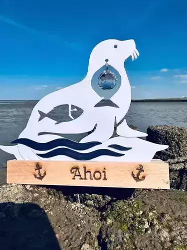 Maritime Suncatcher Seal 3D print model