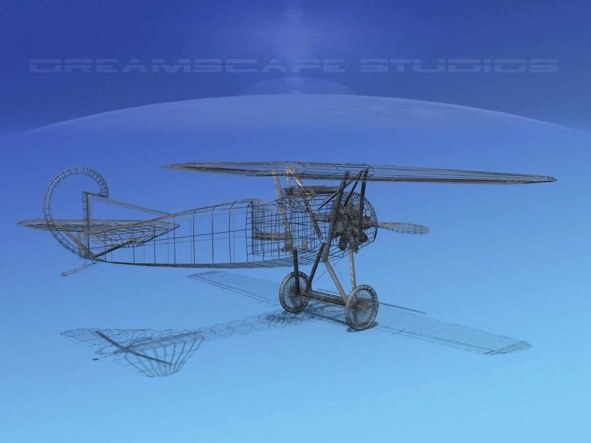Fokker DVIII V06 3D model_15