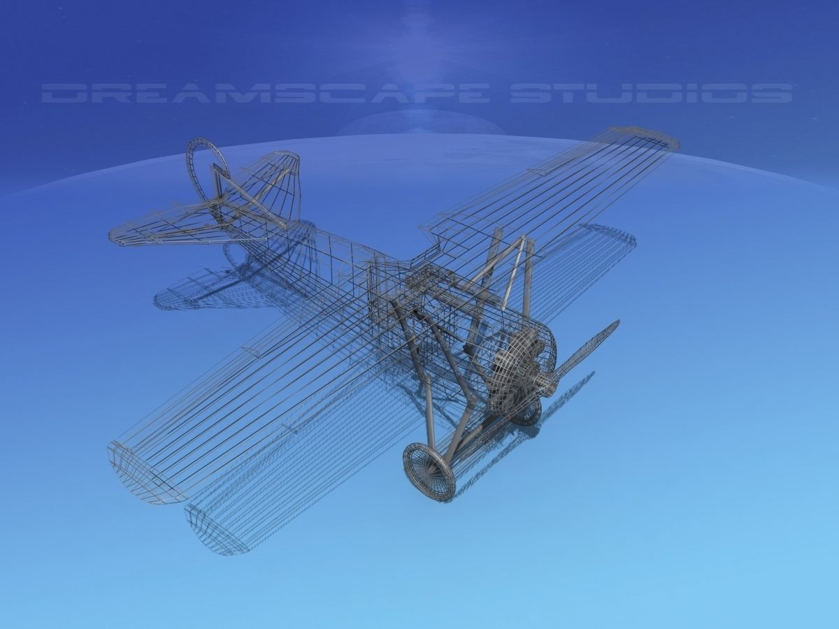 Fokker DVIII V06 3D model_17
