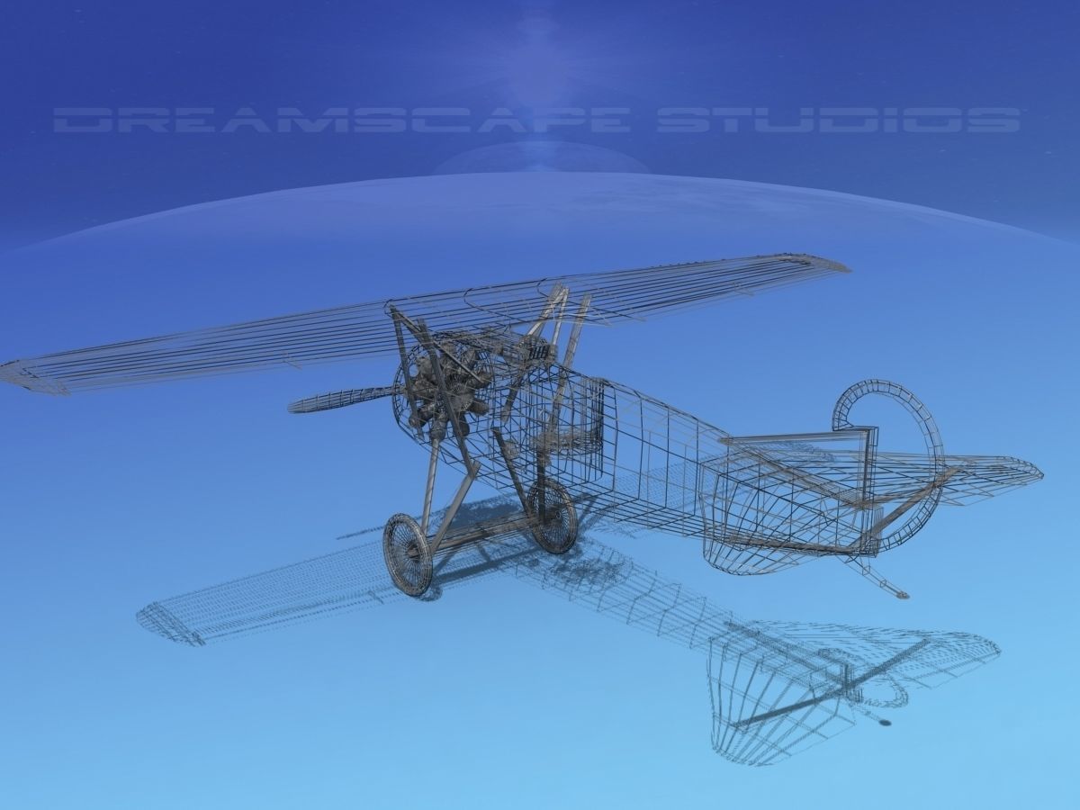 Fokker DVIII V06 3D model_18