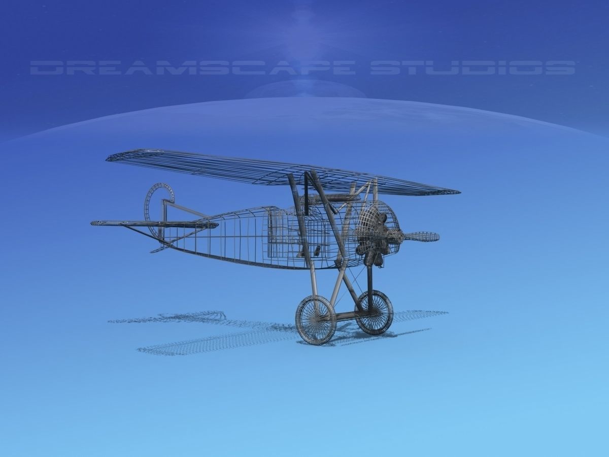 Fokker DVIII V06 3D model_16