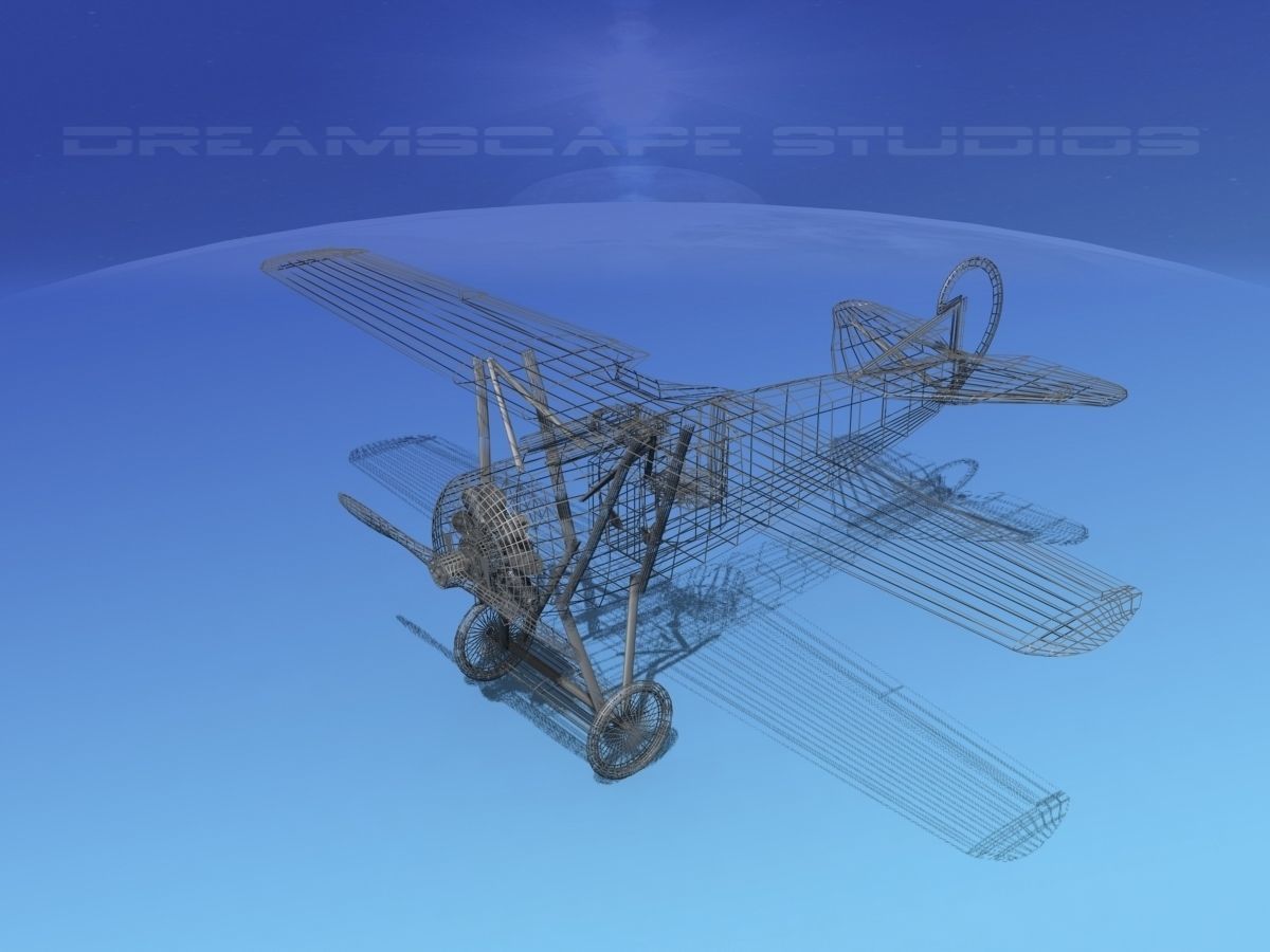 Fokker DVIII V06 3D model_14