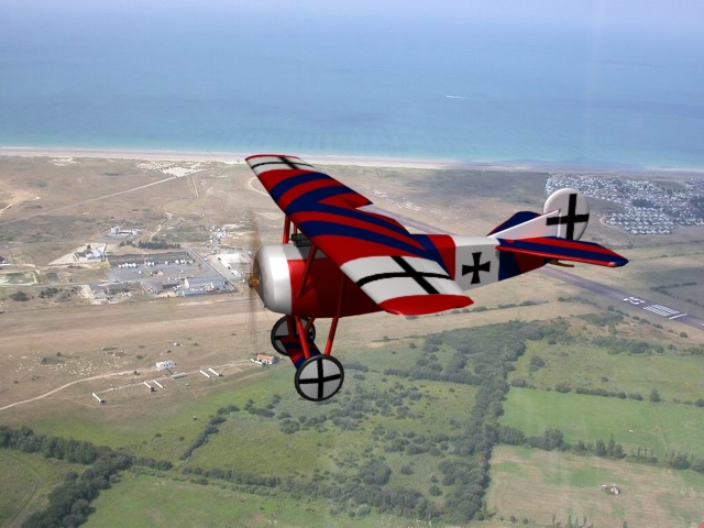 Fokker DVIII V06 3D model_3