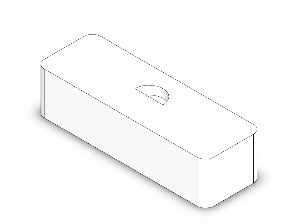 Universal Cable Clip USB HDMI 3D Printable 5mm 3D print model_0