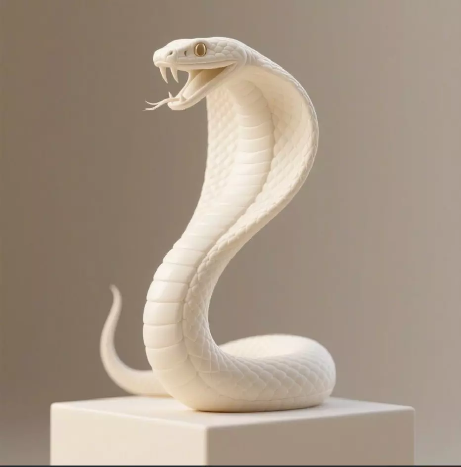 569 Royal Indian Cobra Full Body 3D Model 3D print model_0