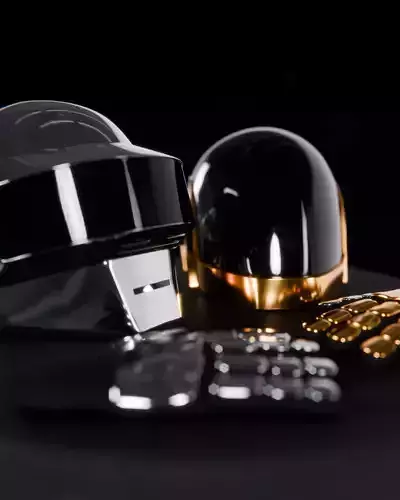 Robot Helmets 3D Model