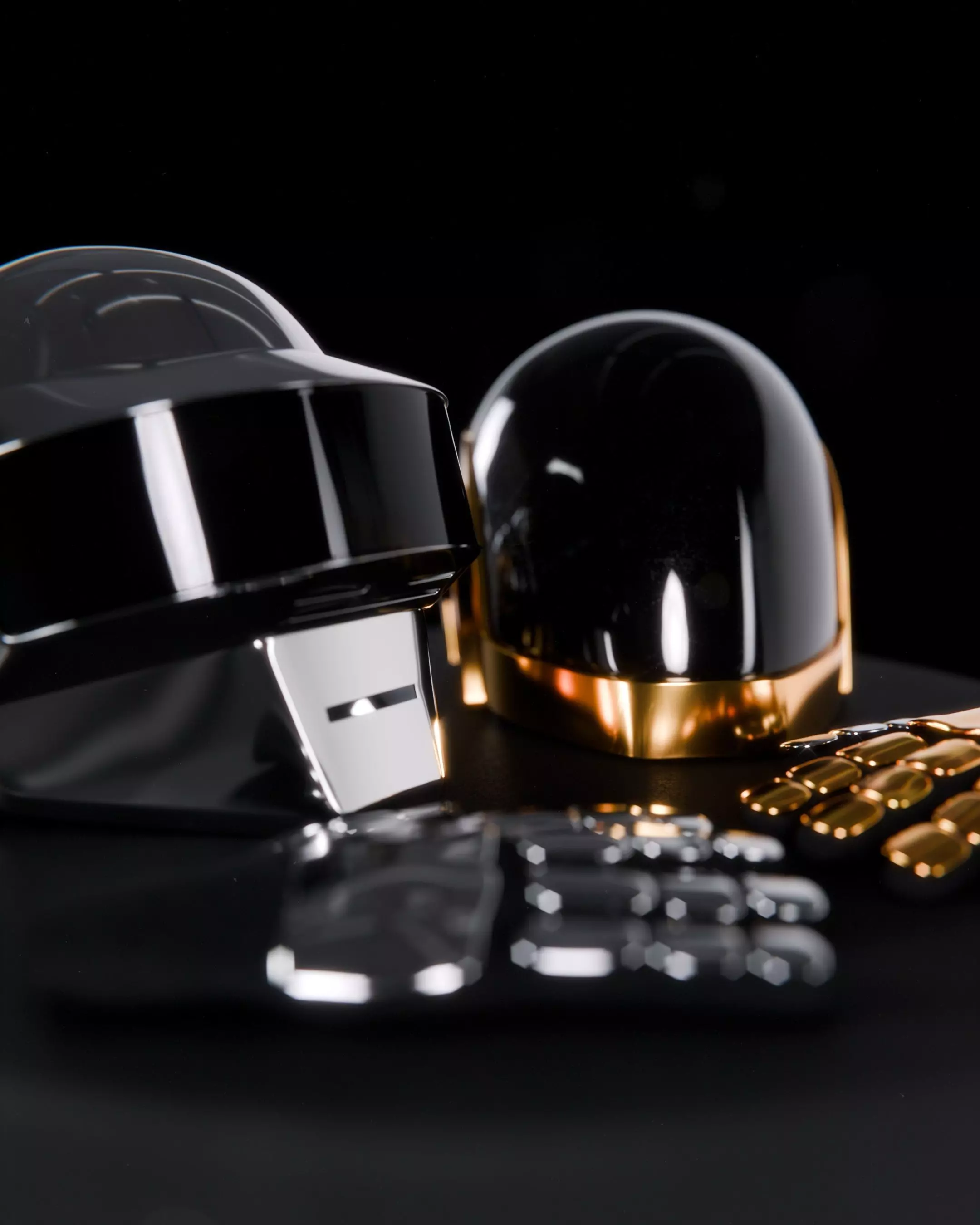 Robot Helmets 3D Model Free low-poly 3D model_0