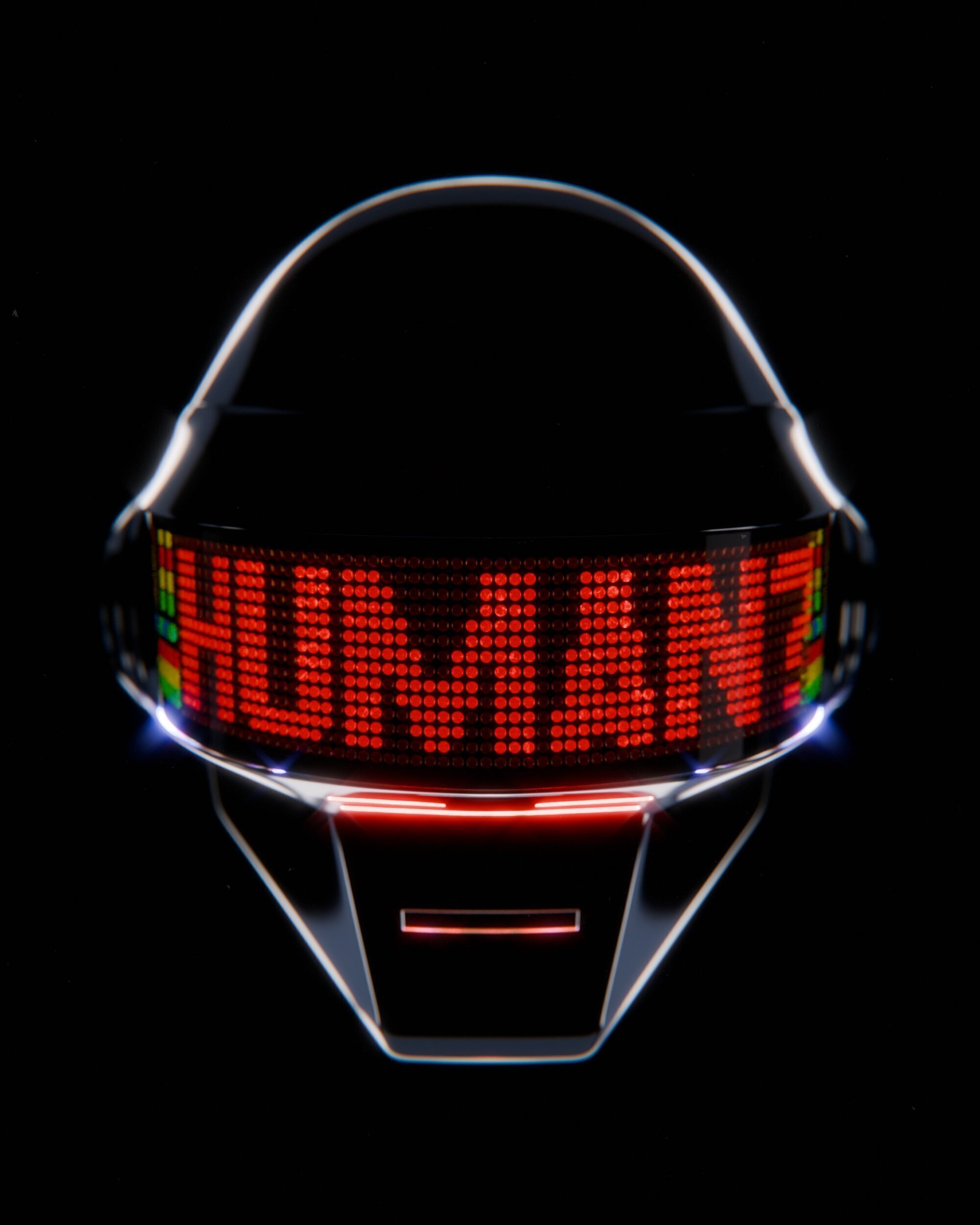 Robot Helmets 3D Model Free low-poly 3D model_2