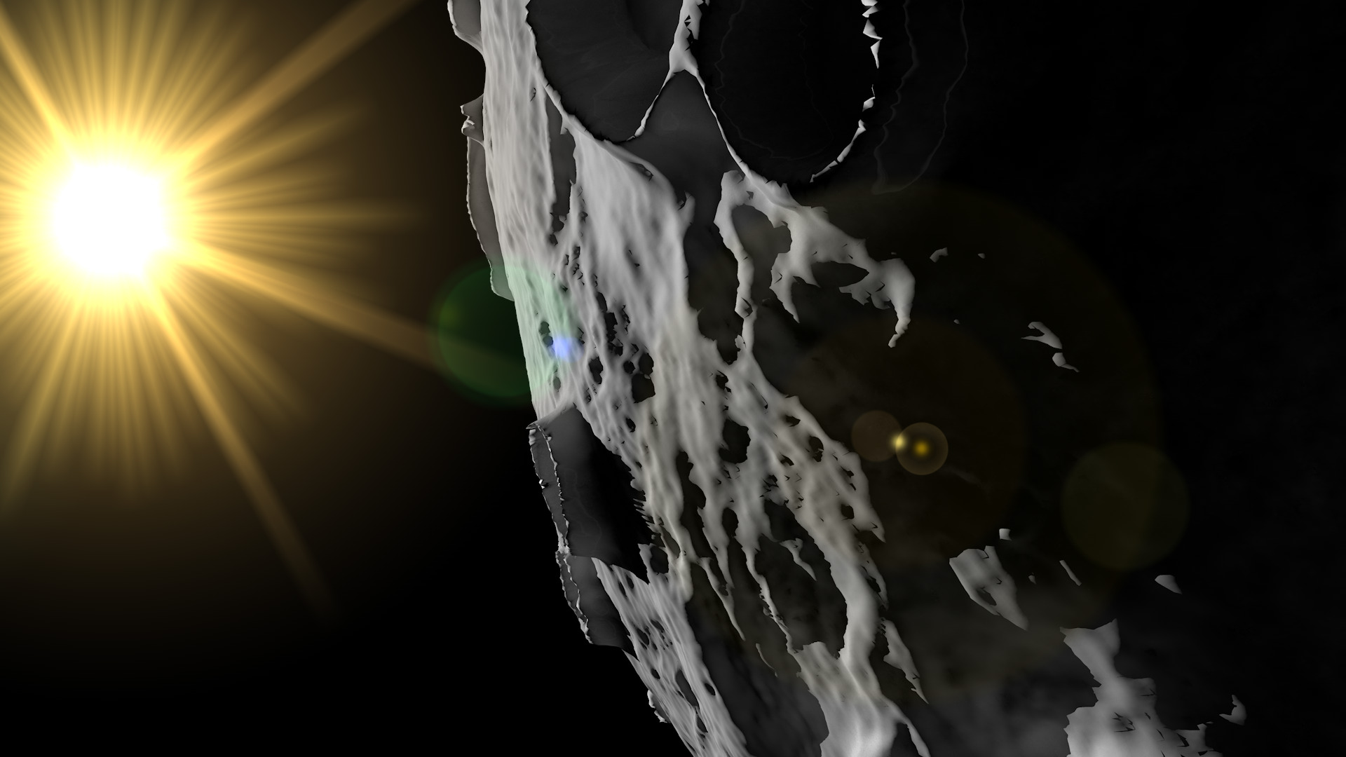 Moon Detailed 3D Model 3D model_1