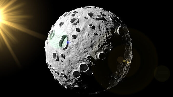 Moon Detailed 3D Model 3D model