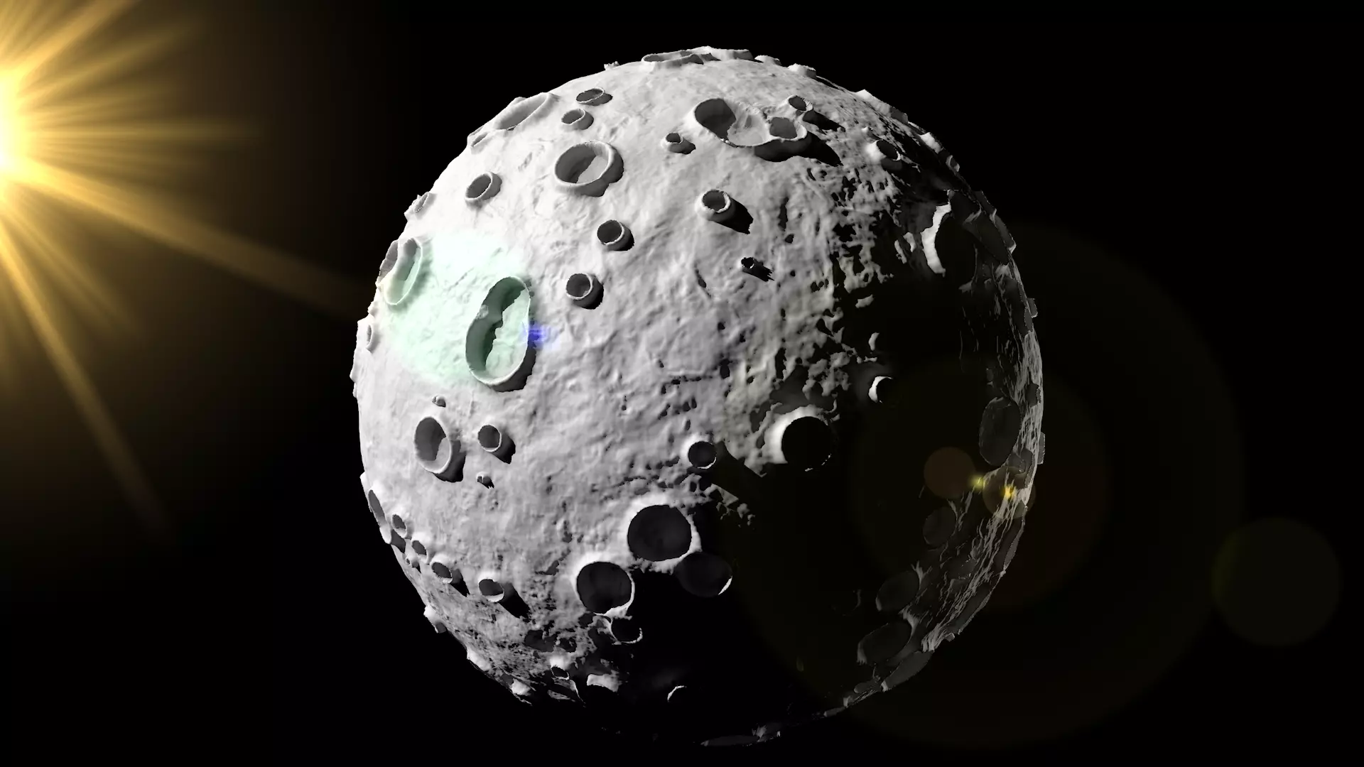 Moon Detailed 3D Model 3D model_0