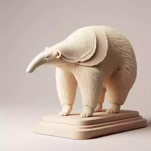 570   Totem Style Anteater    Full Body    3D Model