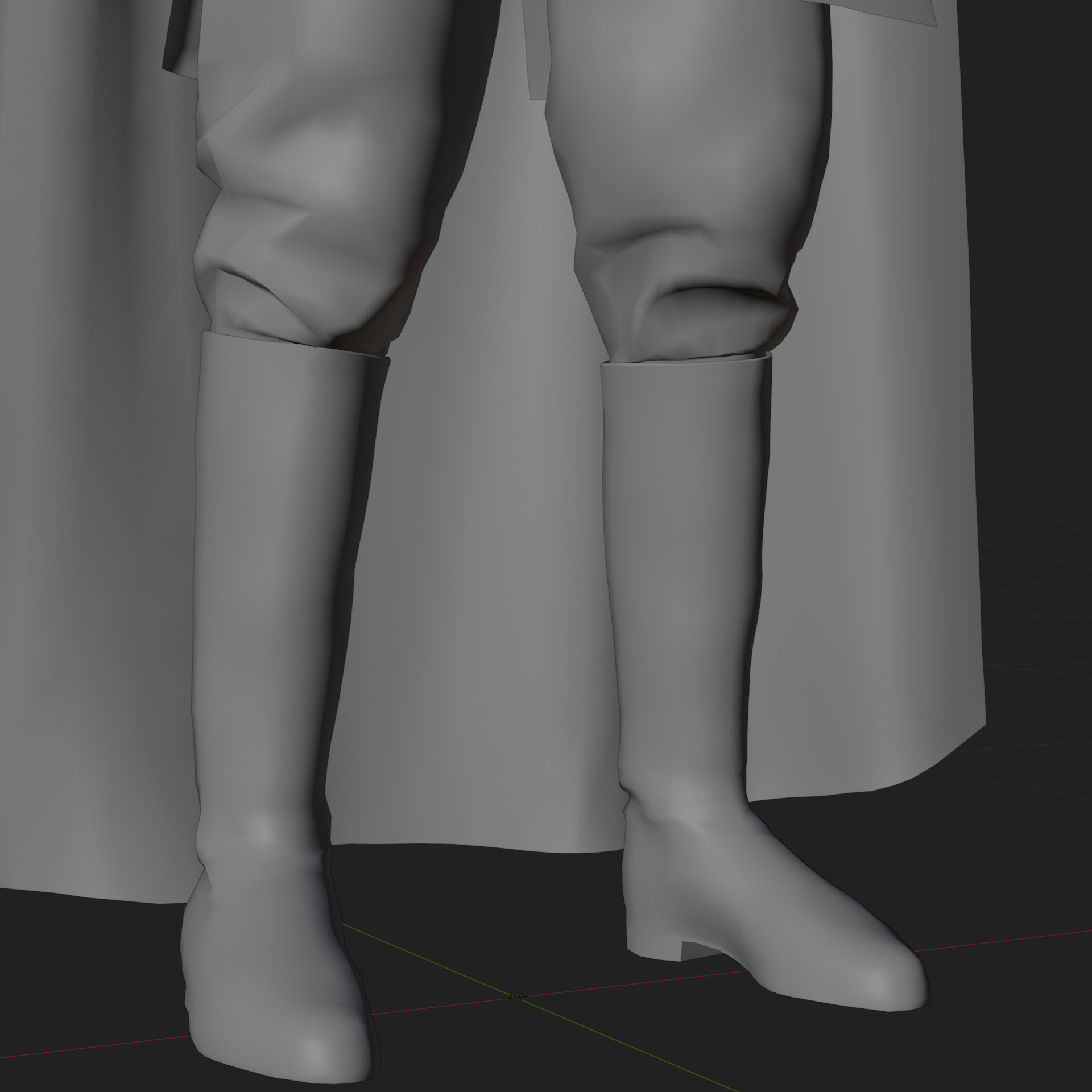 Luke Skywalker 3D Model Mandalorian Rigged Cape Blender FBX OBJ Low-poly 3D model_11