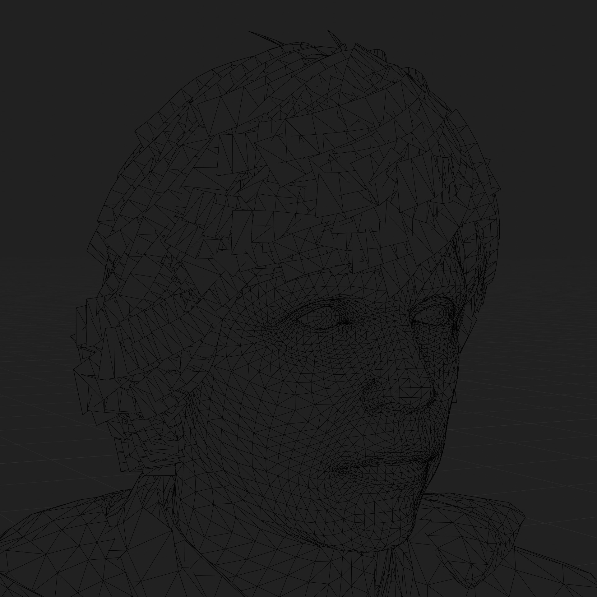 Luke Skywalker 3D Model Mandalorian Rigged Cape Blender FBX OBJ Low-poly 3D model_14