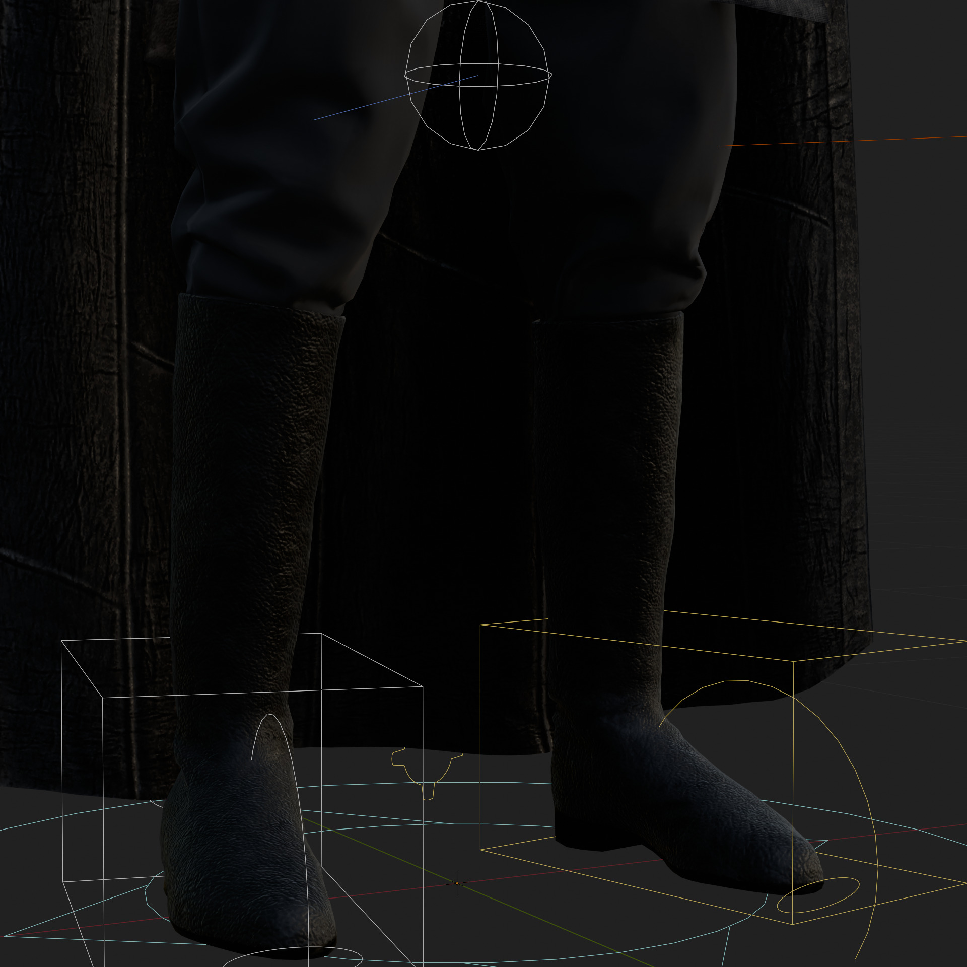 Luke Skywalker 3D Model Mandalorian Rigged Cape Blender FBX OBJ Low-poly 3D model_5