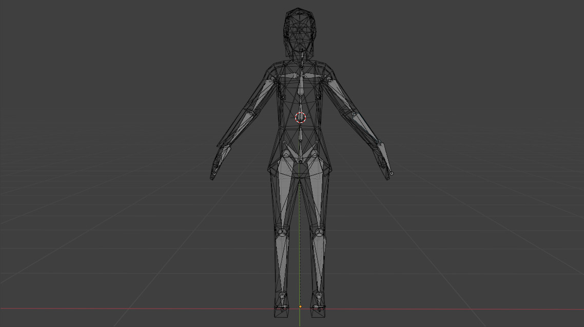 Melina -- PSX-PS1-Style Game-Ready Character Low-poly 3D model_3