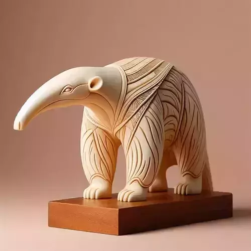 571  Totem Style  Anteater     Full Body    3D Model