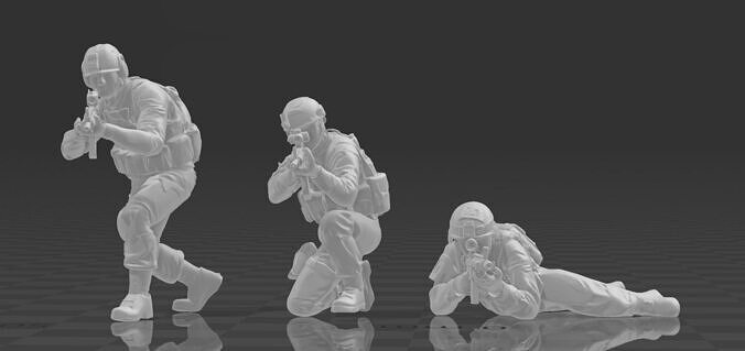 soldier combat pack 3D print model