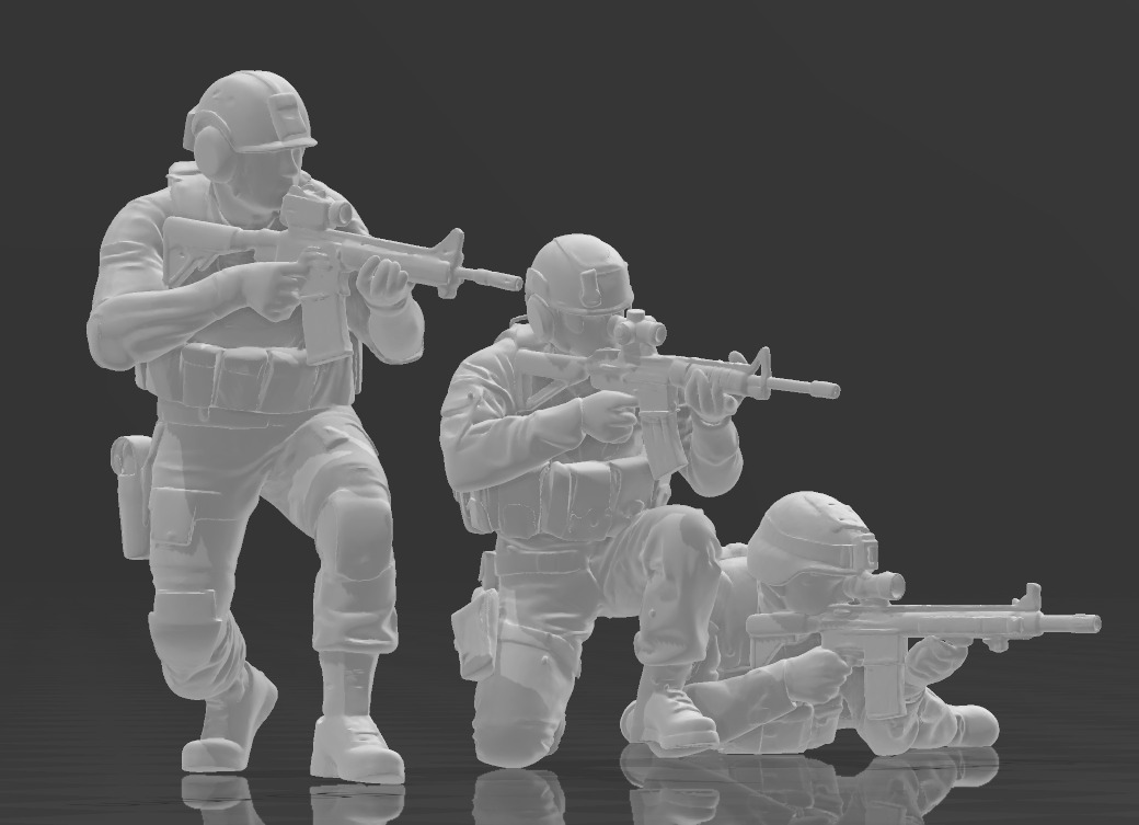 soldier combat pack 3D print model_1