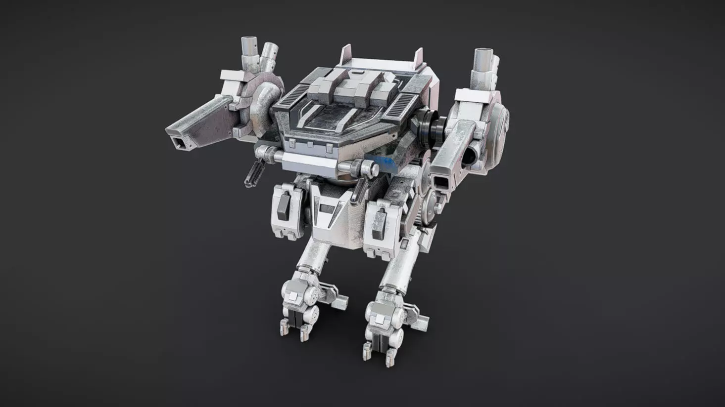Mech 14 - Read Description Low-poly 3D model