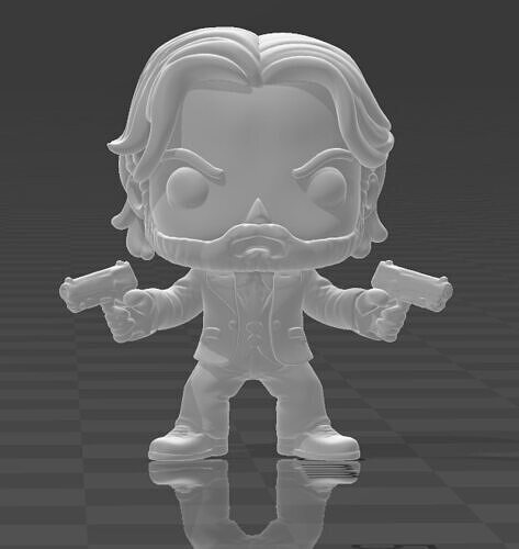 funko pop john wick 3D print model