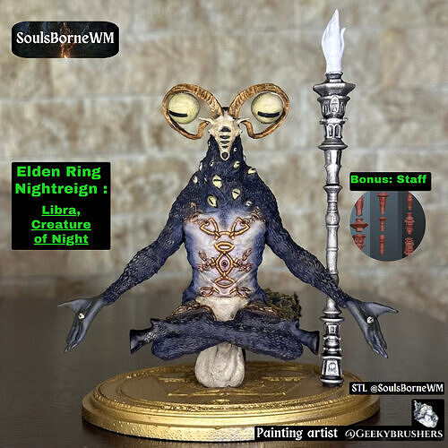 Elden Ring Nightreign Libra Creature of Night 3D print model